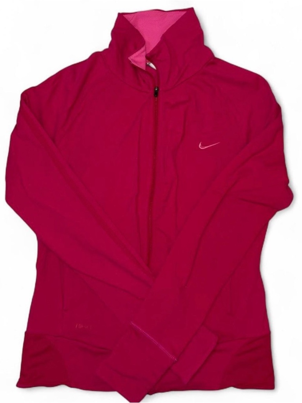 Nike Womens’ Dry Fit Pink Zip-up Jacket- SZ: small